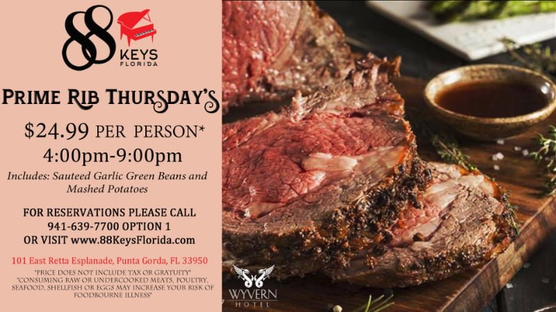 PRIME RIB THURSDAY PRIME RIB THURSDAY